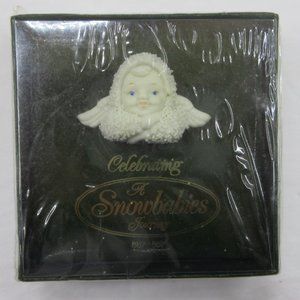 Dept 56 Celebrating A Snowbabies Journey 1997 Bisque Friendship Pin #68849 NEW